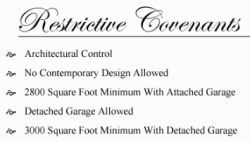 restrictive covenants