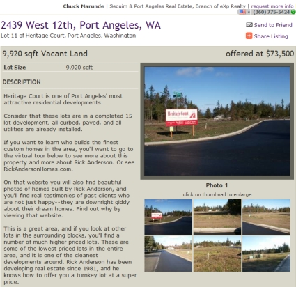 Port Angeles Land for Sale