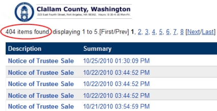 Sequim Foreclosures