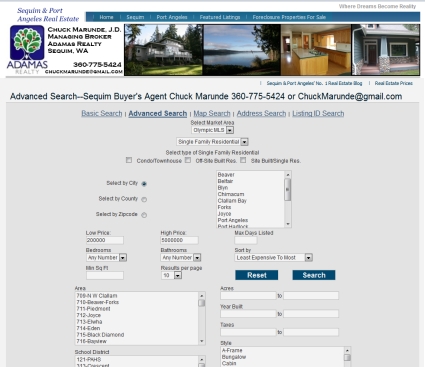 Sequim Real Estate MLS