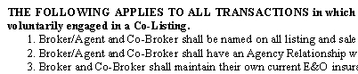 Real Estate Brokers Co-list