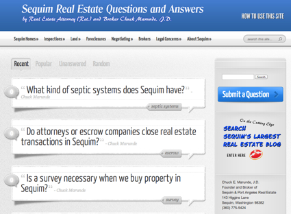Sequim Real Estate Q and A