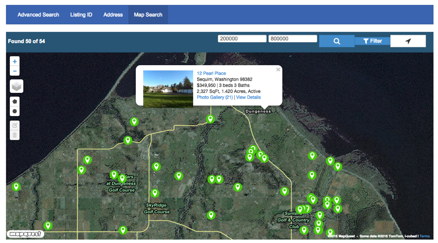 Sequim MLS Map