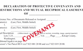 Conditions, Covenants, and Restrictions: CC&Rs