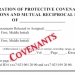 Conditions, Covenants, and Restrictions: CC&Rs
