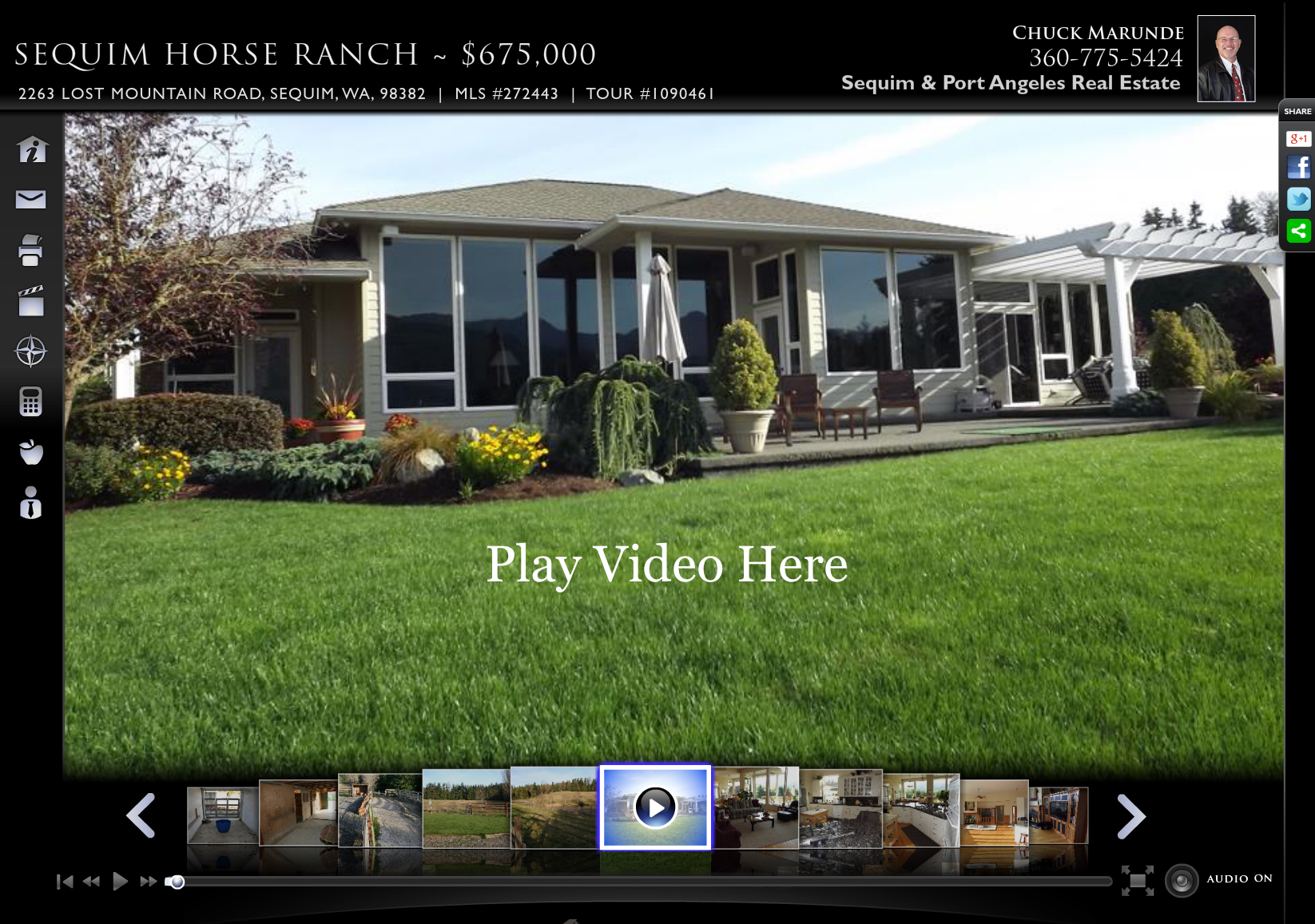 Sequim Ranch, Barn, Stables, 15 Acres, and Mountains – iRealty Virtual ...