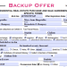 Backup Offer