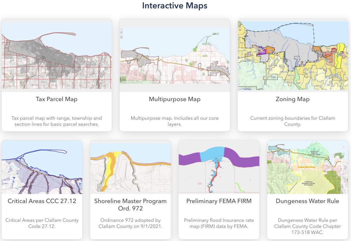 Sequim Interactive Maps